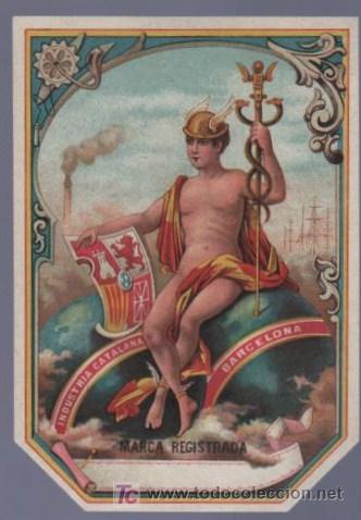 Alte Etiketten: ETIQUETA DE INDUSTRIA CATALANA. BARCELONA. ESPA&Ntilde;A.