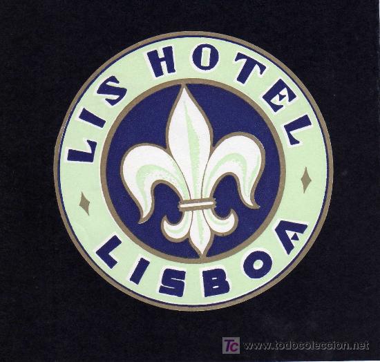 Etiquetas antiguas: ETIQUETA DE HOTEL -   HOTEL LIS - LISBOA - PORTUGAL.
