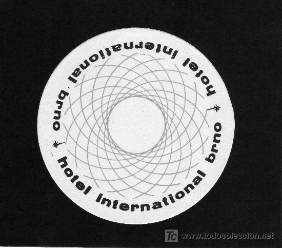 Etiquetas antiguas: ETIQUETA DE HOTEL - HOTEL INTERNATIONAL - BRNO -  CHECOSLOVAQUIA.