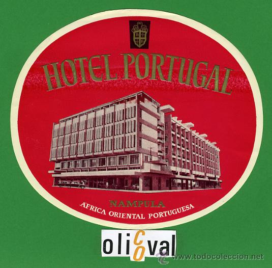 Etiquetas antiguas: Etiqueta Hotel   - MON&Ccedil;ANBIQUE - HOTEL  PORTUGAL-NASMPULA DUCOR- ILUSTRACION  HUECO TROQUEL 150  mm