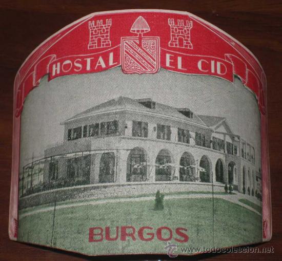 Etiquetas antiguas: ANTIGUA ETIQUETA DE MALETA - ANTIQUE LUGGAGE BAGAGE LABEL - ANCIEN ETIQUETTE LA VALISE - HOSTAL EL C