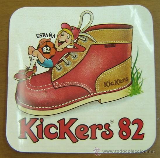 Etiquetas antiguas: PEGATINA ADHESIVO KICKERS MUNDIAL ESPA&Ntilde;A 82 - original sin despegar