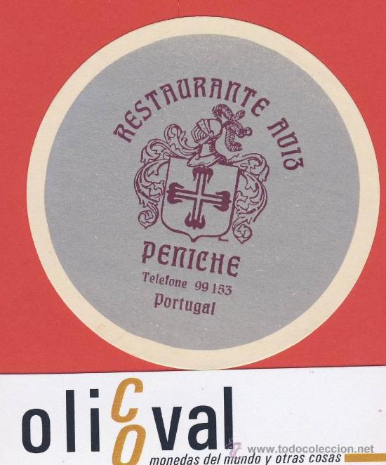 Etiquetas antiguas: ETIQUETA HOTEL -PORTUGAL-RESTAURANTE AUIS -PENICHE -DATADA -72- mm -