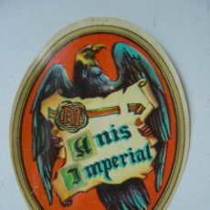 Etiquetas antiguas: ANIS IMPERIAL - E. SANZ, VALENCIA, AÑOS 1930-40