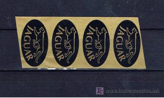 Etiquetas antiguas: Etiqueta adhesiva Jaguar dorada para citricos Breda Holanda