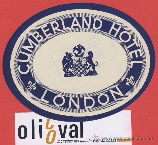 Etiquetas antiguas: Etiqueta Hotel - INGLATERRA-  GRAND HOTEL -SHEFFIELD .-ILUSTRACION--HUECO-TARA -125X100 mm