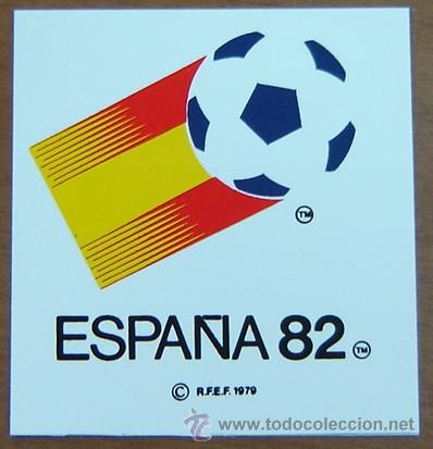 Etiquetas antiguas: PEGATINA ADHESIVO MUNDIAL ESPA&Ntilde;A 82 - original sin despegar