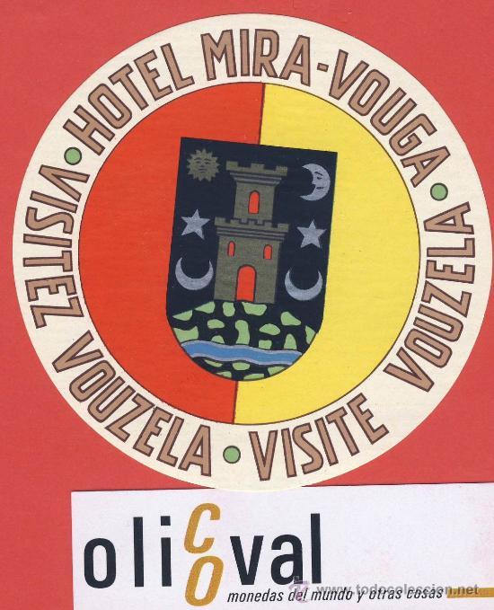 Etiquetas antiguas: ETIQUETA HOTEL- PORTUGAL - HOTEL  SOLAR-SAO-RAFAEL- SINES- ILUSTRACION -HUECO -OVAL 92 mm