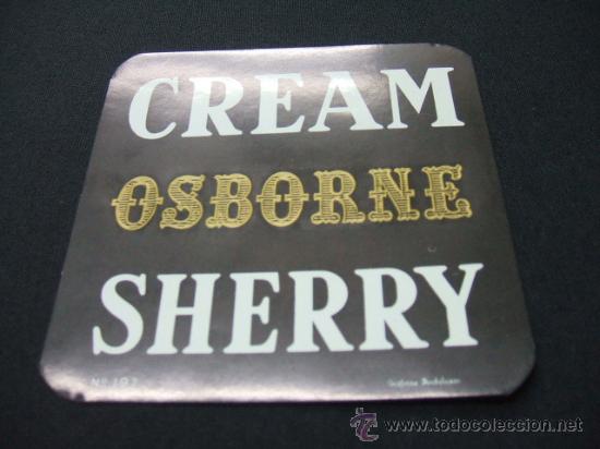 Etichette antiche: ETIQUETA - OSBORNE - CREAM - SHERRY -