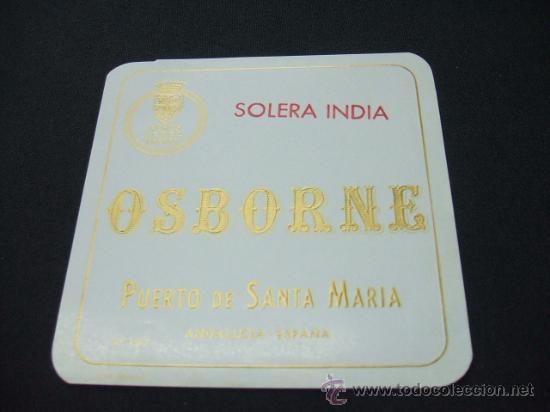 Alte Etiketten: ETIQUETA - OSBORNE - SOLERA INDIA - PUERTO DE SANTA MARIA -