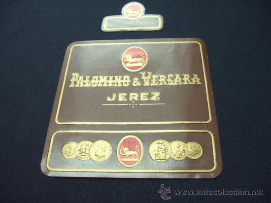 Alte Etiketten: ETIQUETA - MOSCATEL PAYASO - PALOMINO & VERGARA - JEREZ -