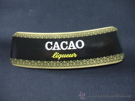 Etichette antiche: ETIQUETA - CACAO - LIQUEUR -