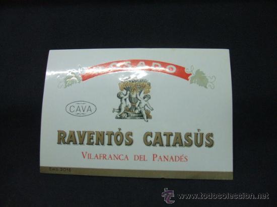 Old Labels: ROSADO - RAVENT&Oacute;S-CATAS&Uacute;S - CAVA - VILAFRANCA DEL PANAD&Eacute;S -