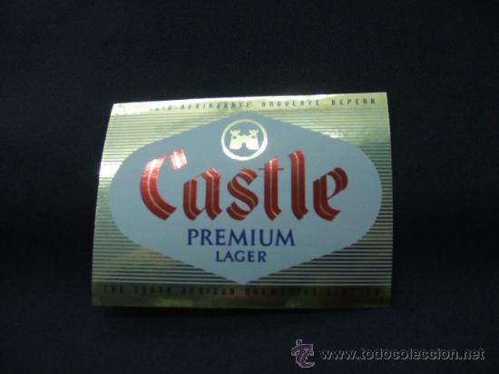 Alte Etiketten: CASTLE - PREMIUM LAGER - THE SOUTH AFRICAN BREWERIES LIMITED -