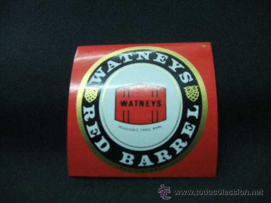 Old Labels: WATNEYS - RED BARREL -