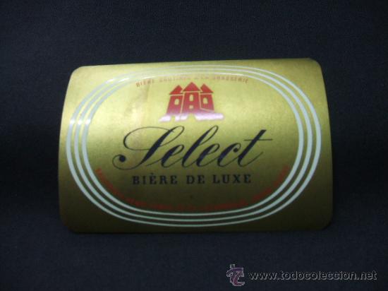 Alte Etiketten: S E L E C T - BIERE DE LUXE -