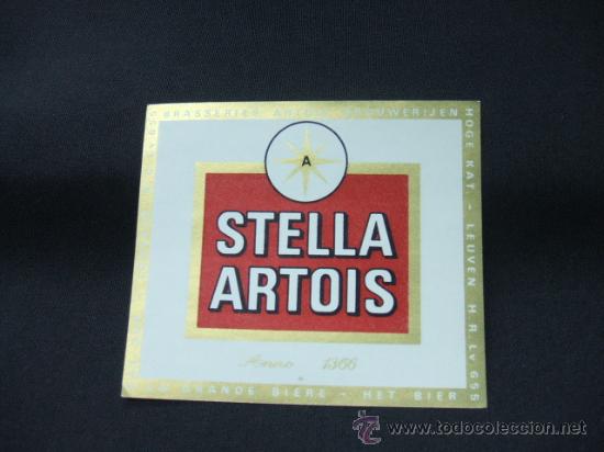 Alte Etiketten: STELLA ARTOIS - LA GRANDE BIERE -