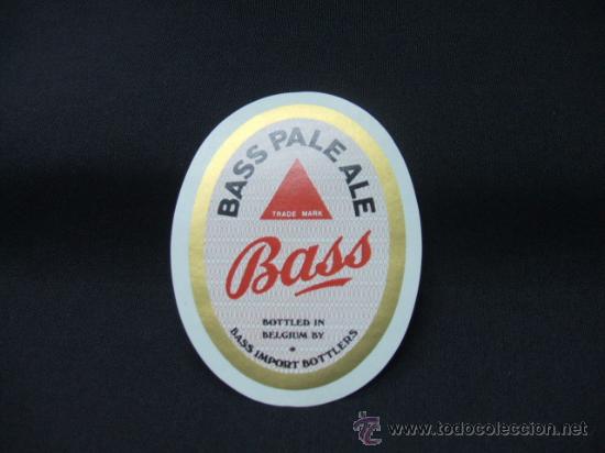 Old Labels: BASS PALE ALE - BOTTLED IN BELGIUM -