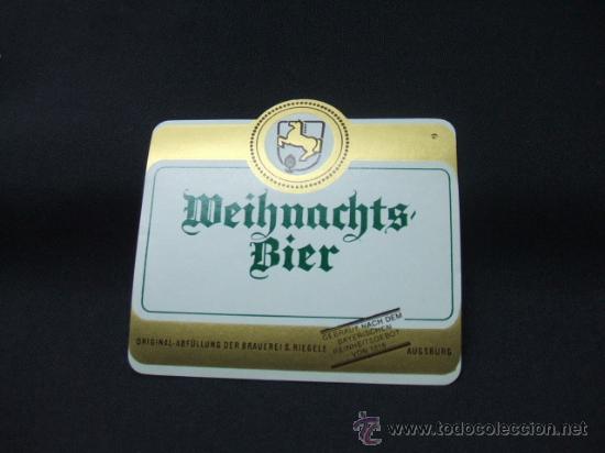 Etichette antiche: MEIHNACHTS BIER  -  AUGSBURG -
