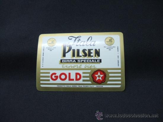 Alte Etiketten: ITALA PILSEN - BIRRA SPECIALE - GOLD - PADOVA -