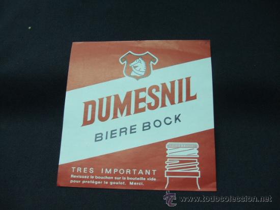Alte Etiketten: DUMESNIL - BIERE BOCK -