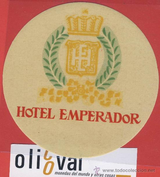 Etiquetas antiguas: Etiqueta Hotel   Espa&ntilde;a- Hotel emperado - madrid -ILUSTRACION  -100 mm-conozco tres modelos