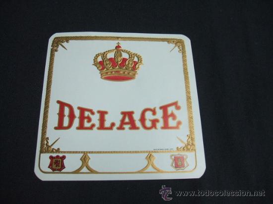 Alte Etiketten: ETIQUETA - DELAGE -