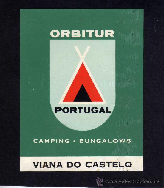 Etiquetas antiguas: ETIQUETA HOTEL - ORBITUR - VIANA DO CASTELO - PORTUGAL.