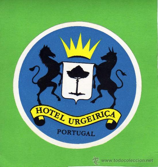 Etiquetas antiguas: ETIQUETA HOTEL - HOTEL URGEIRI&Ccedil;A - PORTUGAL.