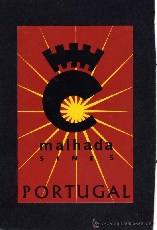 Etiquetas antiguas: ETIQUETA HOTEL - HOTEL C MALHADA - SINES - PORTUGAL.
