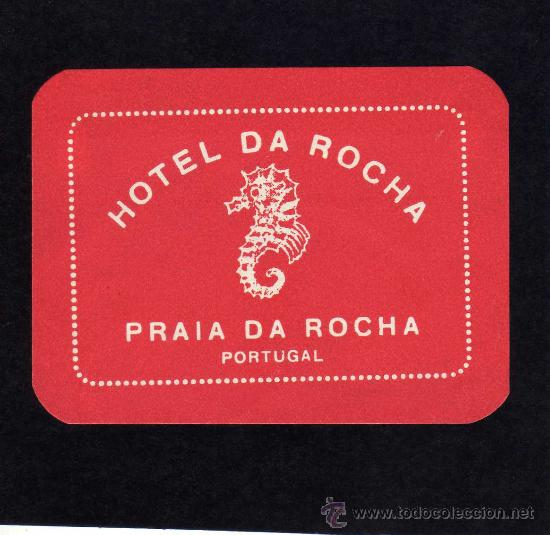 Etiquetas antiguas: ETIQUETA HOTEL - HOTEL DA ROCHA - PRAIA DA ROCHA - PORTUGAL.
