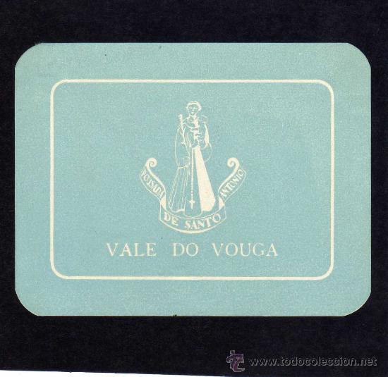 Etiquetas antiguas: ETIQUETA HOTEL - POUSADA DE SANTO ANTONIO - VALE DO VOUGA - PORTUGAL.