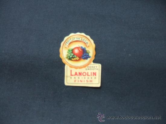 Alte Etiketten: ETIQUETA - FRUIT OF THE LOOM - LANOLIN -