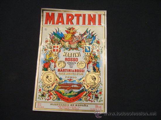 Etichette antiche: ETIQUETA MARTINI -