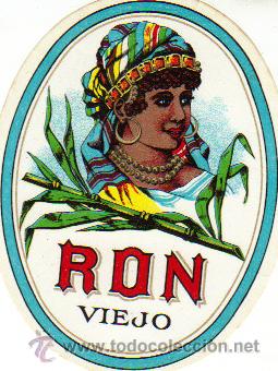 Etiquetas antiguas: ETIQUETA DE RON VIEJO - Foto 1