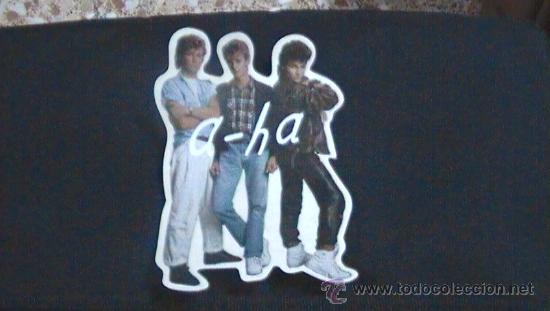 Etichette antiche: Pegatina MUSICA A&Ntilde;OS 80 A - HA