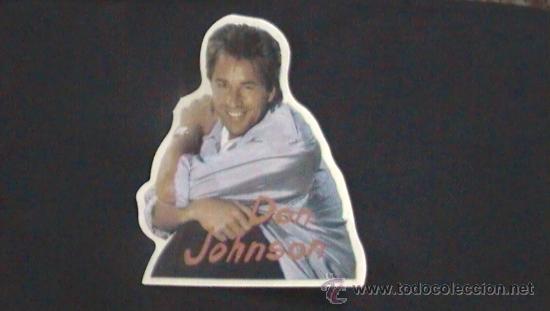 Etichette antiche: Pegatina MUSICA A&Ntilde;OS 80 Don Johnson