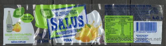 Etichette antiche: 5 URUGUAY-Etiquetas de Nylon de Refrescos  Sin y  Gasificada