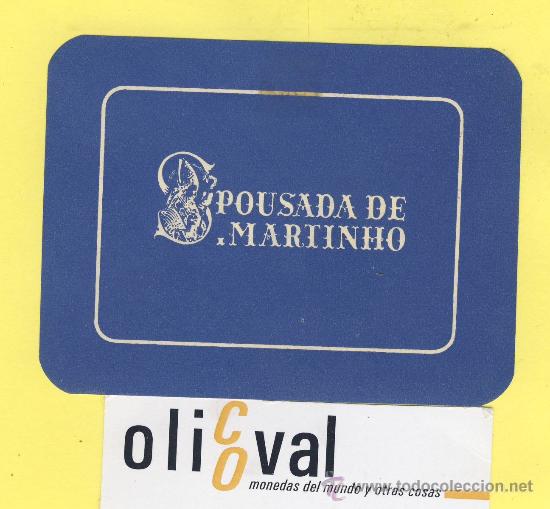 Etiquetas antiguas: ETIQUETA HOTEL- HOTEL POUSADA DE MARTINHO -PORTUGAL 95 X 72 mm