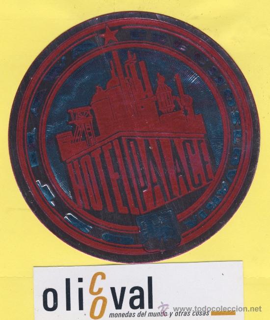 Etiquetas antiguas: ETIQUETA  HOTEL -Republica Checa- Checoslovaquia-HOTEL OSTRAVA  100 mm