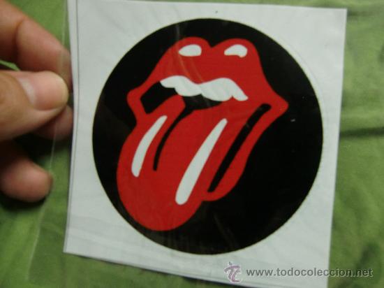 Etiquetas antiguas: Pegatina Rolling Stones - Foto 1