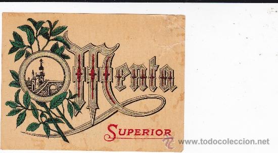 Etiquetas antiguas: etiqueta Menta superior Vall - Foto 1