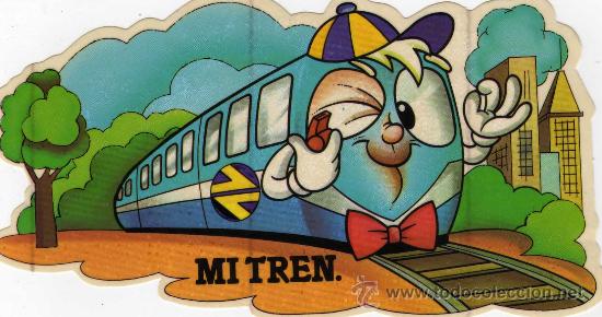 Etiquetas antiguas: pegatina mi tren