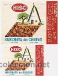 Alte Etiketten: 2 etiquetas de Horchata de chufas Hisc. Albal (Valencia)