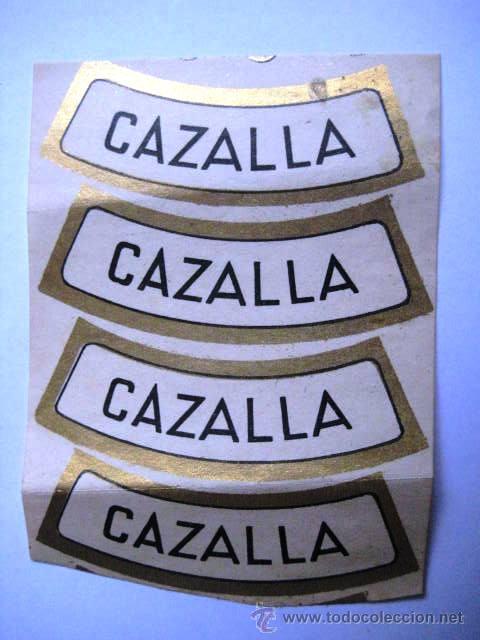 &Eacute;tiquettes anciennes: CAZALLA. 4 ETIQUETAS...ENVIO GRATIS&iexcl;&iexcl;&iexcl;