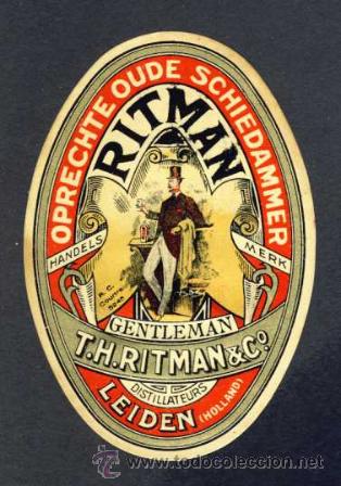 Old Labels: Etiqueta de licor: RITMAN