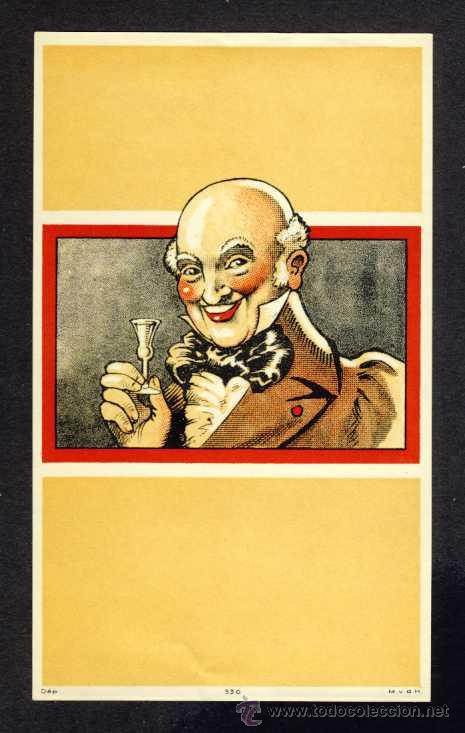 Etiquetas antiguas: Etiqueta de licor