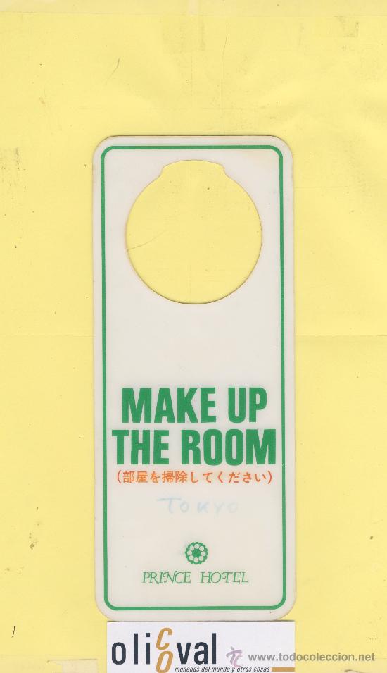 Etiquetas antiguas: ETIQUETA DE HOTEL -NO MOLESTEN-DO NOT DISTURB- HOTEL PRINCE HOTEL -TOKYO-JAPON