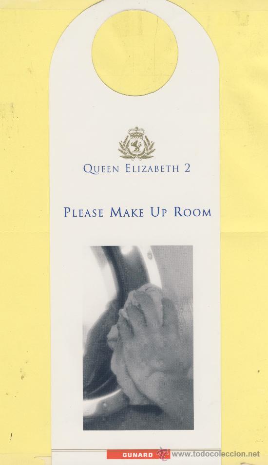 Etiquetas antiguas: ETIQUETA DE HOTEL -NO MOLESTEN-DO NOT DISTURB- HOTEL CRUCERO QUEEN ELIZABETH 2&ordm;