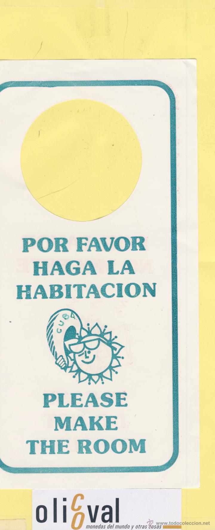 Etiquetas antiguas: ETIQUETA DE HOTEL -NO MOLESTEN-DO NOT DISTURB-ESTANDAR